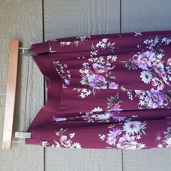 Torrid Maxi Chiffon High Waisted Skirt 2X - Picture 9 of 10